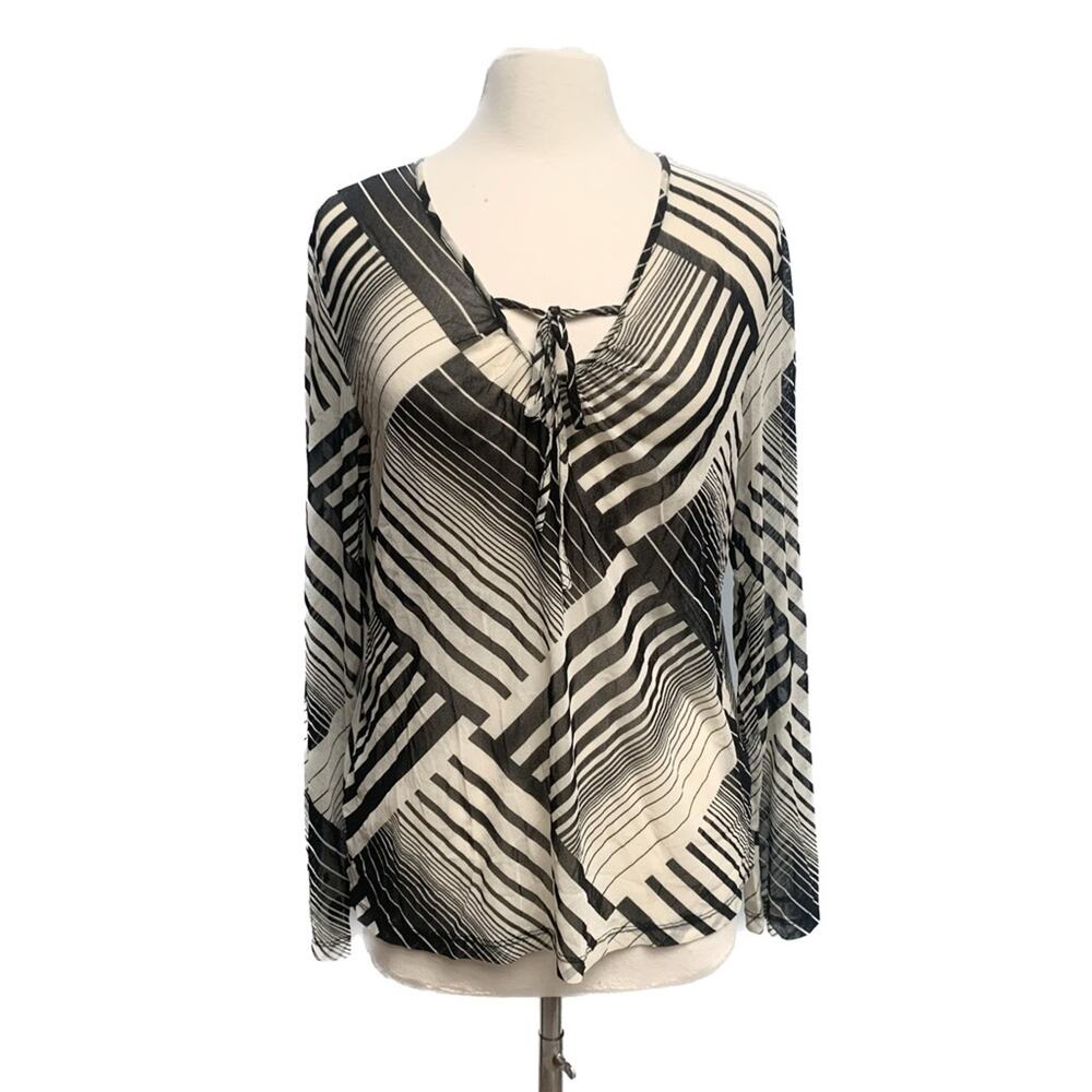 Sheer Long Sleeve Top